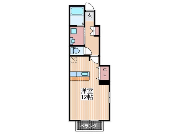 デフィー大町の物件間取画像